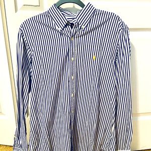 Ralph Lauren Classic Fit Striped Button Down